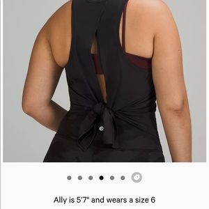 lululemon all tied up tanks (set of 2)